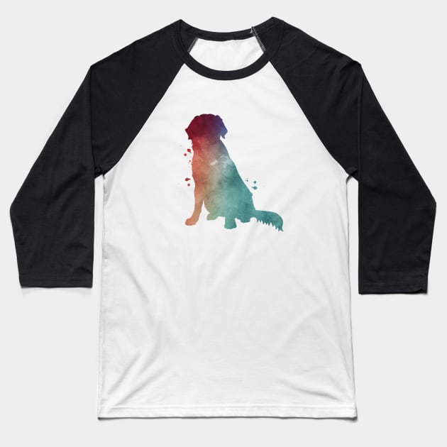 Golden Retriever Dog Baseball T-Shirt by TheJollyMarten